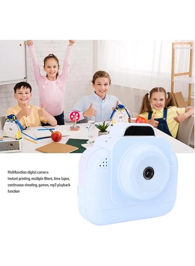 Portable Print Camera, Instant Print Camera for Kids, 2.4 Inch Display 1080P HD Video Thermal Printing Technology with Filters Time Lapse Modes Games MP3 Playback - Image 5