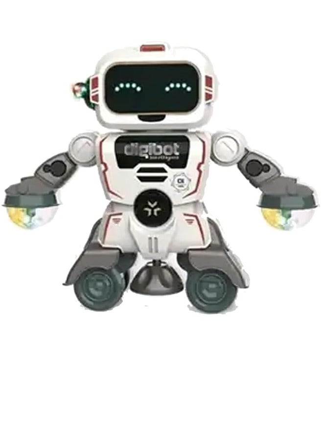 BAYBEE Baybee Rotating Dancing Robot Toy for Kids with Colorful Lights and Music - Four-wheeled Mecanum Wheel Robot, Intelligent Dancing Disco Robot for 1+ Years Boys Girls 