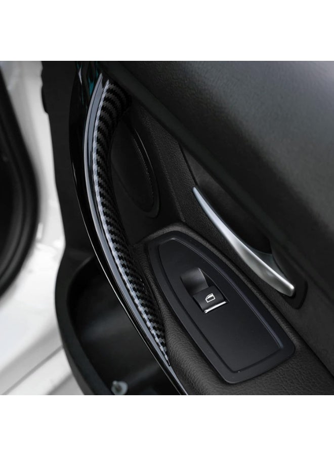 Car Door Pull Handles Cover Carbon Style ABS Trim Decoration fits for BMW 3 4 Series F30 F31 F34 3GT F32 F33 F36 Interior Accessories - Image 4