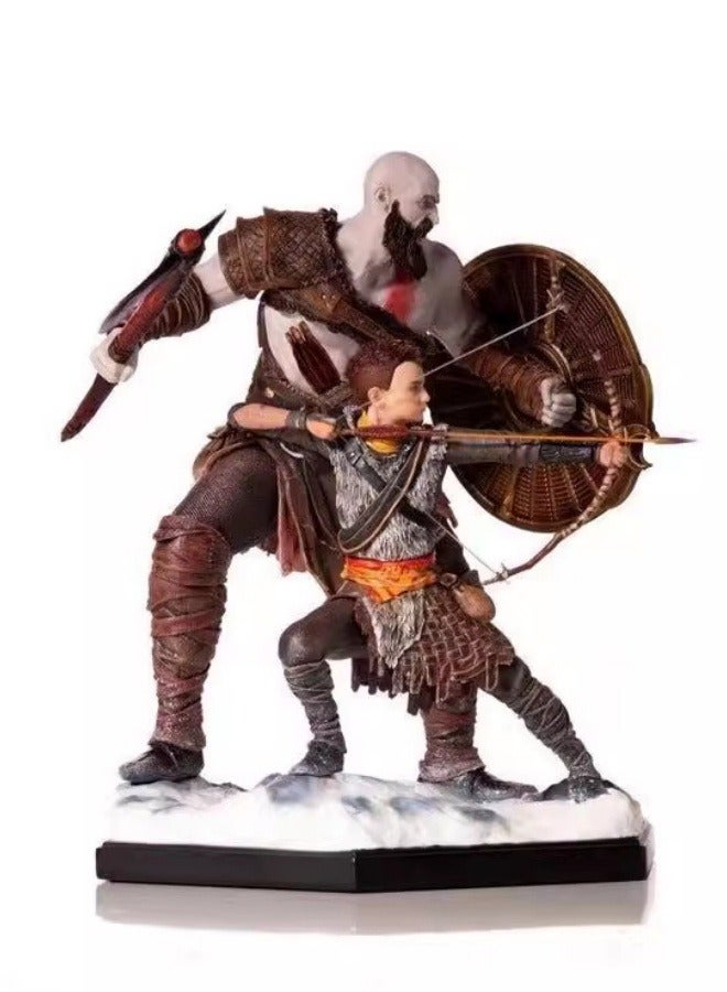 general Kratos father and son character model desktop decoration model toy birthday party collection decoration gift for family and friends - Image 2