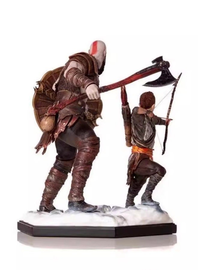 general Kratos father and son character model desktop decoration model toy birthday party collection decoration gift for family and friends - Image 3