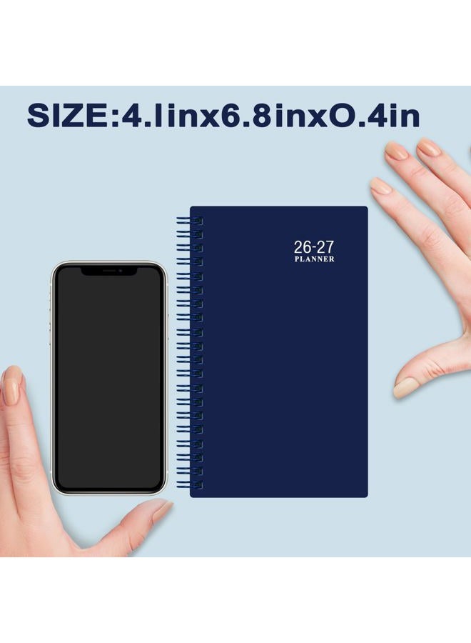Lemome 2026 Pocket Calendar/Planner - 2026 Weekly & Monthly Pocket Planner for Purse, Jan. 2026 - Dec. 2026, 6.8" x 4.1", Strong Twin - Wire Binding, Plastic Cover - Image 3