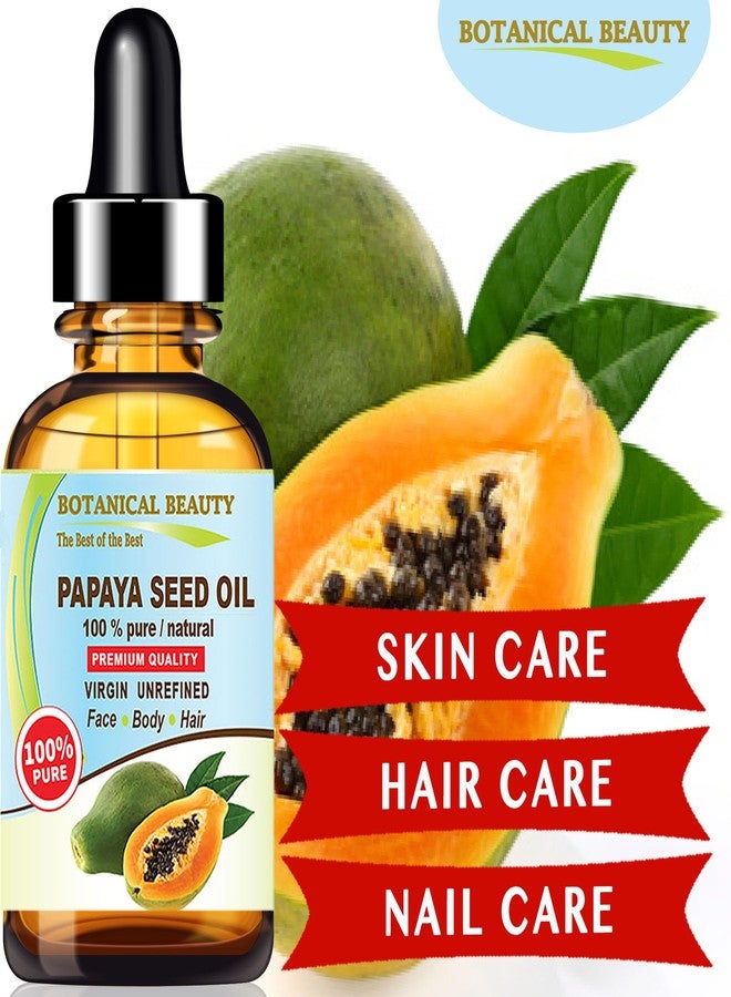 Botanical Beauty PAPAYA SEED OIL WILD GROWTH 100% Pure Natural Virgin Unrefined Undiluted Cold Pressed Carrier Oil for Face, Skin, Hair, Lip, Nails 2 Fl. oz. - 60 ml - Image 2