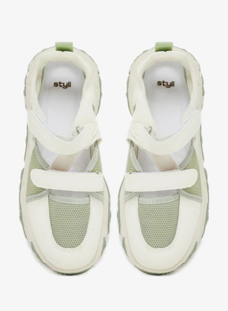 Styli  Chunky Sole Velcro Sneakers for Women | Best Price UAE