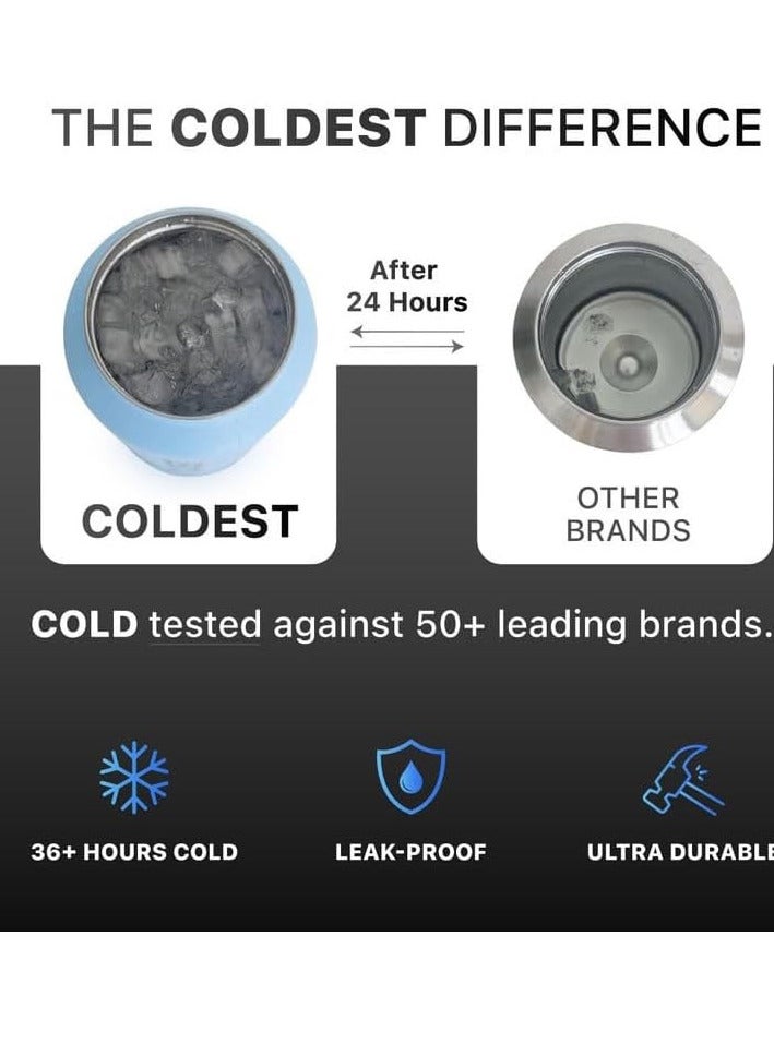 THE COLDEST WATER COLDEST SPORTS BOTTLE FOREVER PINK GLITTER 32 OZ - Image 3