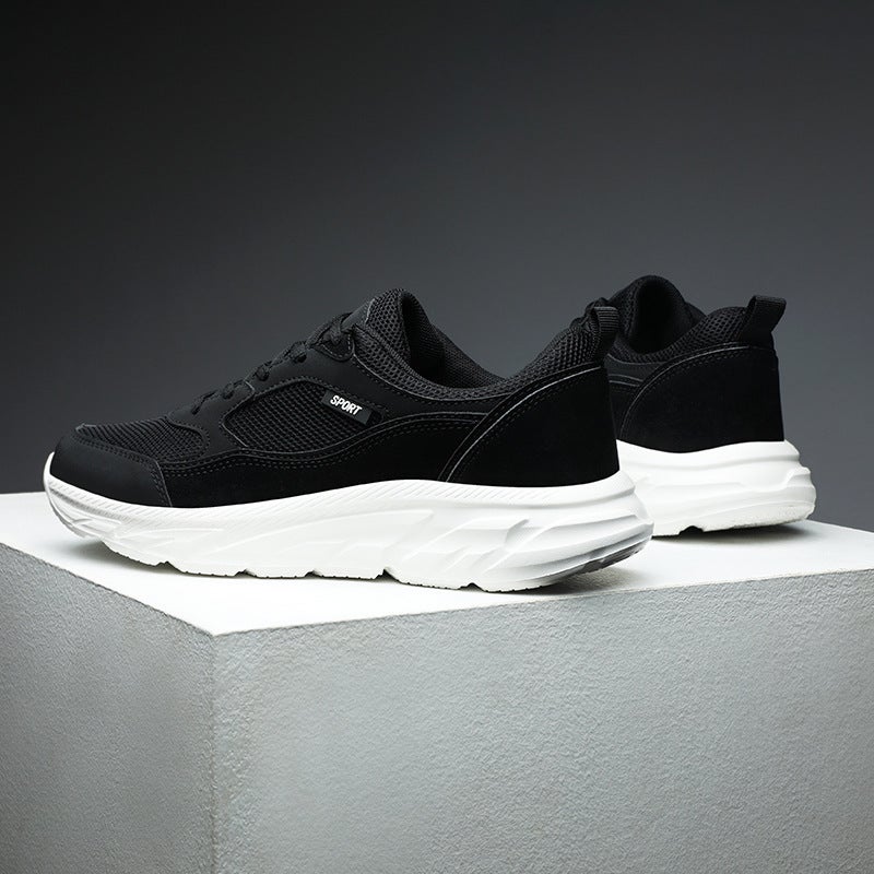 Joker Casual Shoes Explosions Men'S Shoes Explosions Mesh Sneaker Men'S Thick Sole Lightweight Work Shoes - Image 2