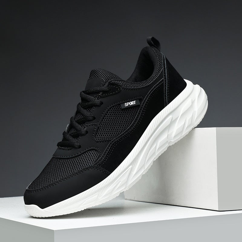 Joker Casual Shoes Explosions Men'S Shoes Explosions Mesh Sneaker Men'S Thick Sole Lightweight Work Shoes - Image 1