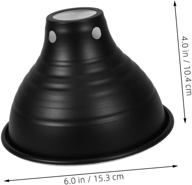 TEHAUX 3 قطع مصباح حراري للزواحف ظل عاكس غطاء عازل سهل التركيب - Image 3