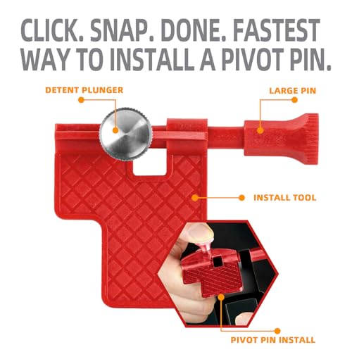BESTNULE Pivot Pin Installation Tool Make The Pivot Pin Installation Process More Easier (Red) - Image 2