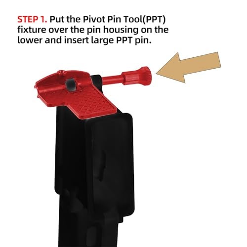 BESTNULE Pivot Pin Installation Tool Make The Pivot Pin Installation Process More Easier (Red) - Image 4