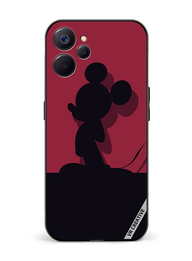 VR CREATIVE Protective Case Cover For Realme 10 5G Mickey Red Design Multicolour - Image 1