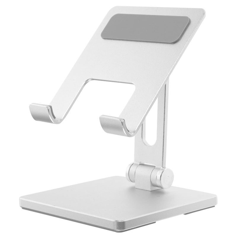 Lurrose Adjustable Aluminum Alloy Tablet Stand Foldable Desktop Holder for Home Office - Image 2
