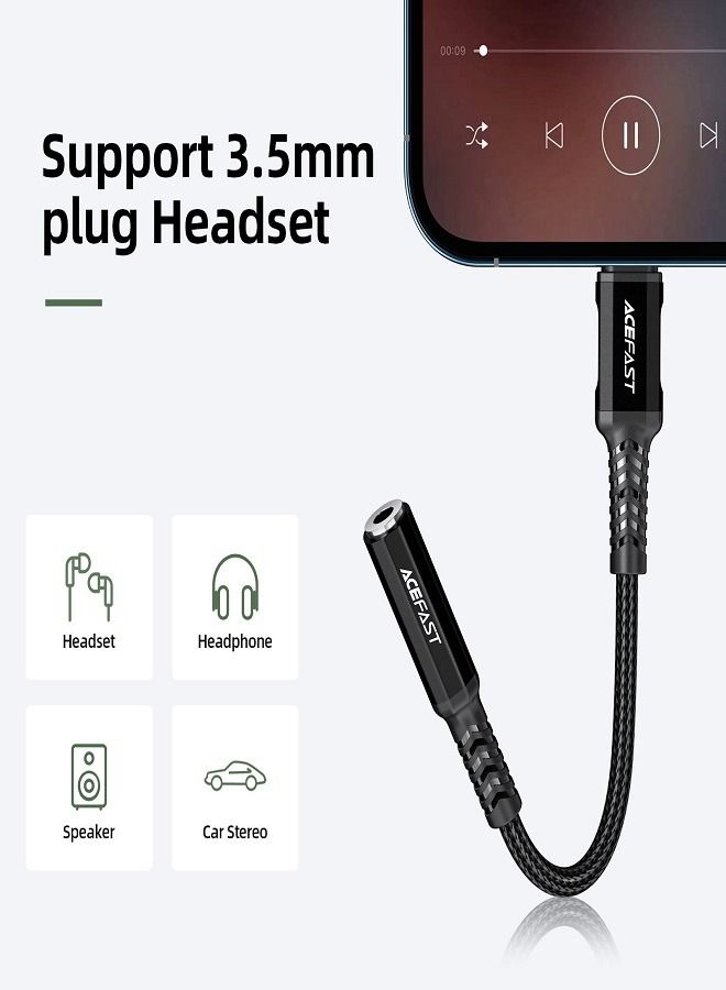 AceFast Audio cable C1 -05 for Lightning to 3.5 mm female - Image 2
