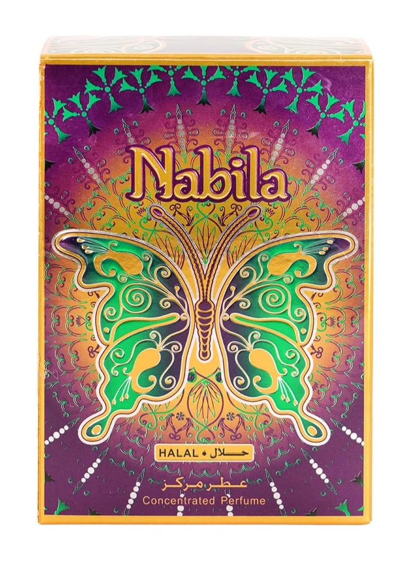 Oud Khaleeji ATTAR NABILA 12ML | Citrus Floral Concentrated Perfume Oil – Alcohol‑Free Unisex Attar – Halal Fragrance with Gardenia & Orchid - Image 3