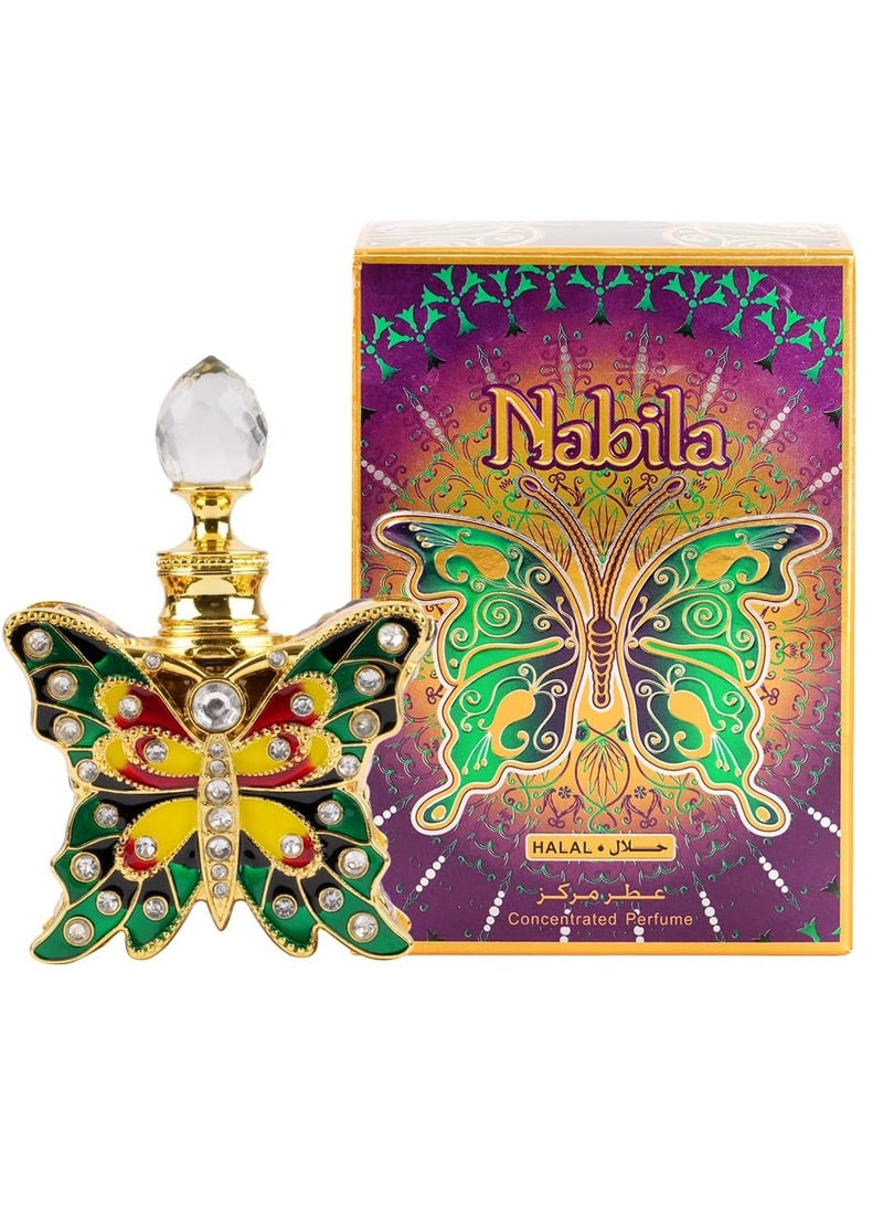Oud Khaleeji ATTAR NABILA 12ML | Citrus Floral Concentrated Perfume Oil – Alcohol‑Free Unisex Attar – Halal Fragrance with Gardenia & Orchid - Image 4
