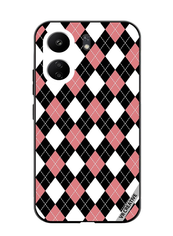 VR CREATIVE Protective Case Cover For Xiaomi Redmi 13C Strips Design Multicolour - Image 1
