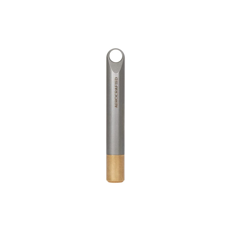 Aerocrafted Fairing Keychain Stash Titanium Everyday Carry for Cash or Medication Container for Travel Made in the USA TitaniumBronze Large - Image 2