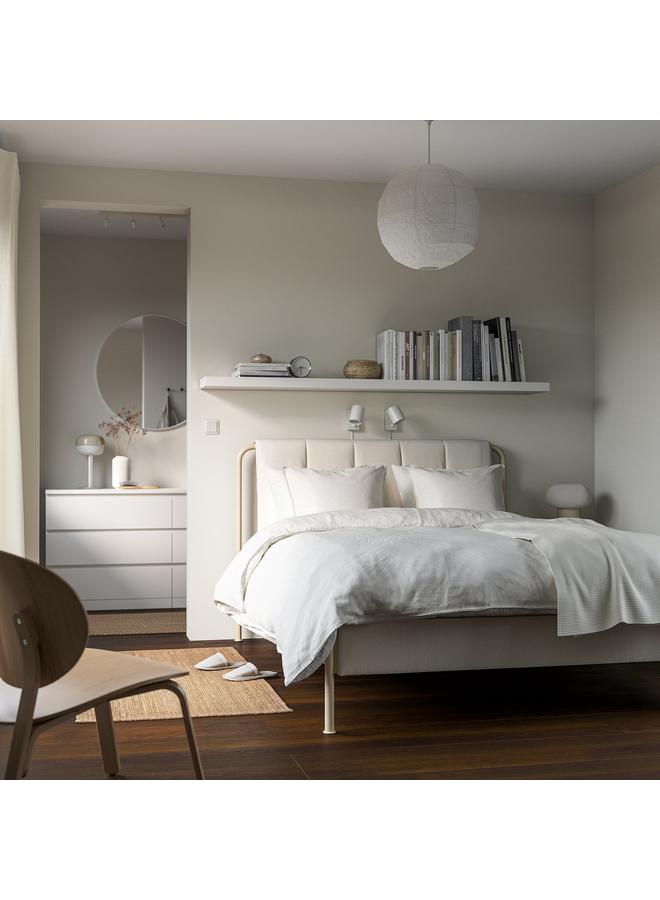 زبون رف حائط، أبيض، 190×26 سم - Image 2