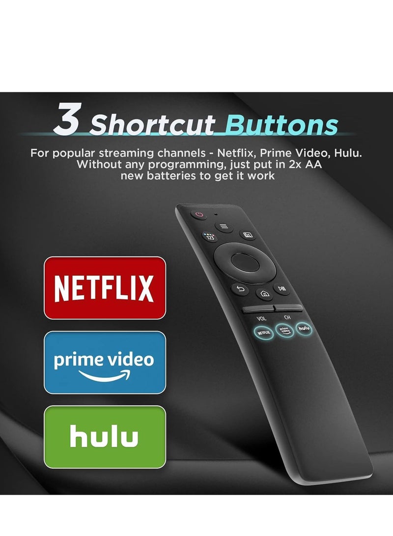 ELTRAZONE Universal Remote Control for All Samsung TVs - Replacement for Crystal Frame, UHD, Neo QLED, OLED, 4K, 8K Models - Includes Netflix, Prime Video, Hulu Buttons - With Battery - Image 4
