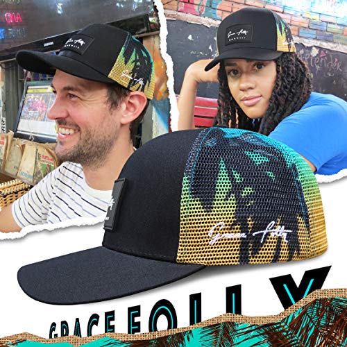Grace Folly Trucker Hat for Men or Women- Many Cool Designs (Palm Beach) - Image 2