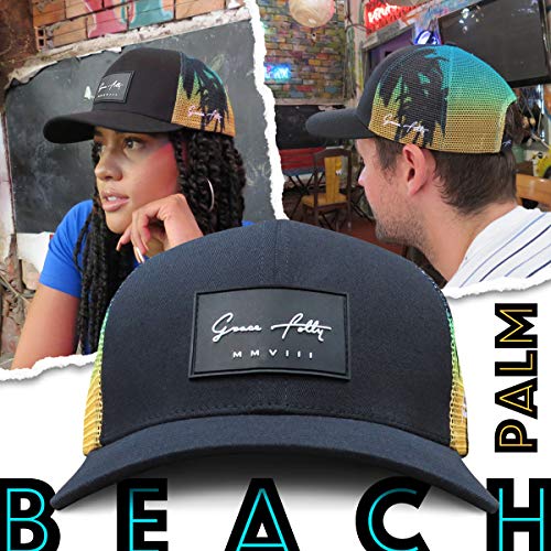 Grace Folly Trucker Hat for Men or Women- Many Cool Designs (Palm Beach) - Image 3