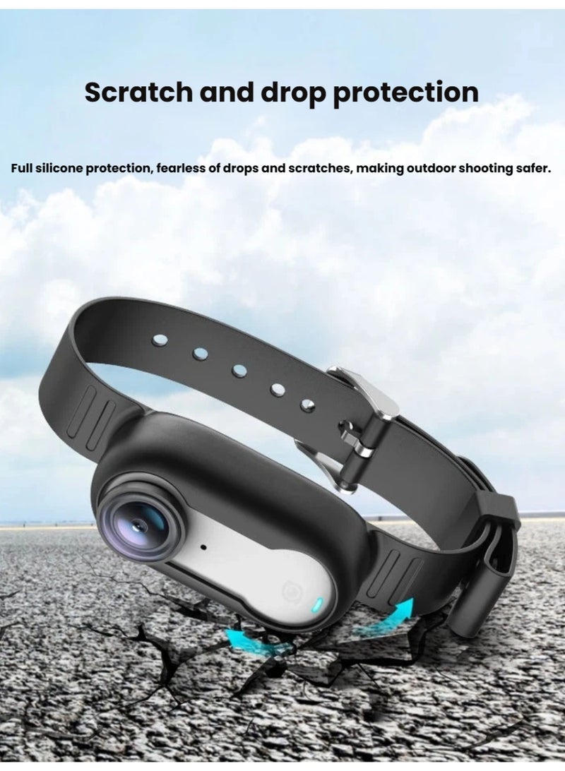 Multi-Functional Silicone Wrist Strap Mount for Insta360 GO 3S | Adjustable u0026 Protective - Image 4