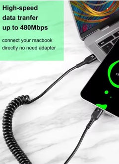 Desert 60W Type-C to Type-C Fast Charging and Sync Cable with 1 Meter Length Desert DS-203 - Black  - Image 2