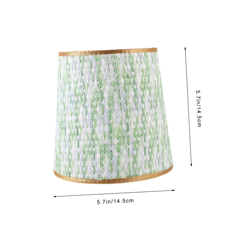 Colorful PVC Fabric Woven Lampshade Eye Protection Design Easy Installation for Bedroom - Image 3