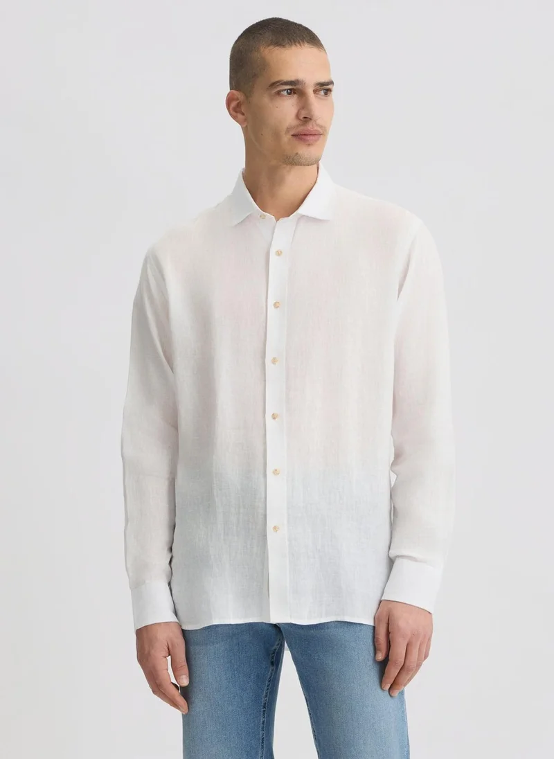 ليو جو 100% Linen Shirt