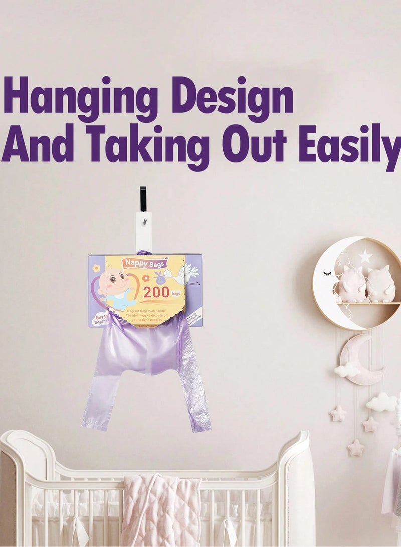 joybuy 200 Count of Unisex Baby Diaper Disposal Bags  - Image 3