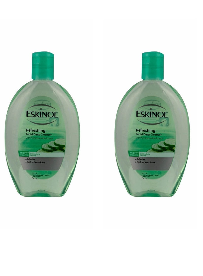 Eskinol 2 PIECES OF Cucumber Facial Cleanser 2 X 225 ml - Image 3
