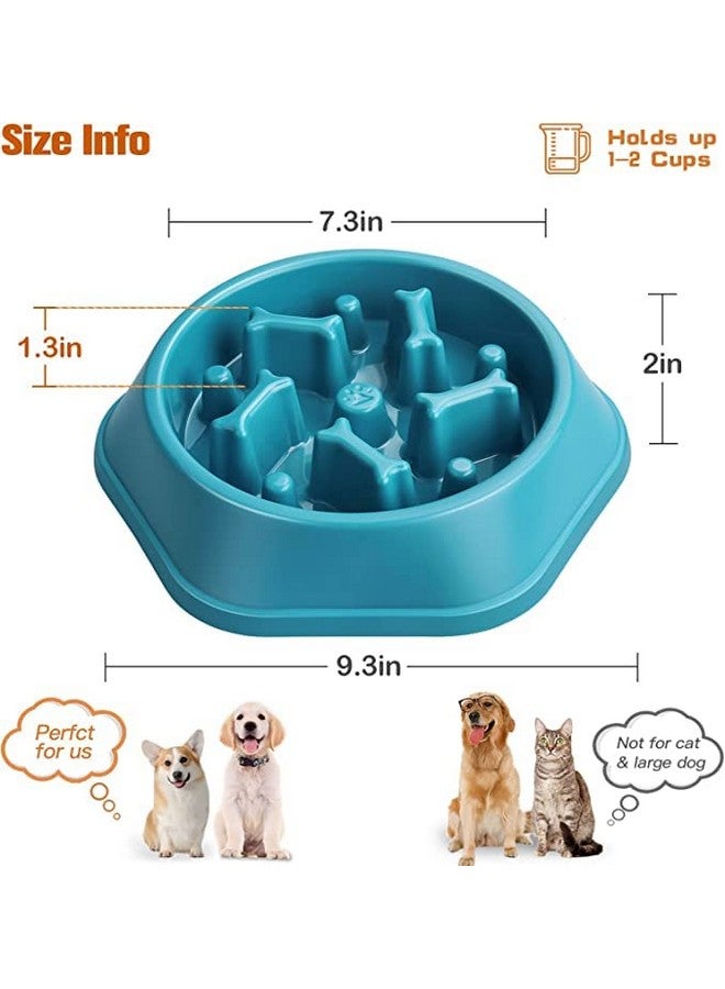 Anti-Chocking Slow Feeding Dog Bowl, Interactive Bloat Stop Bowl Dishes Non-Slide Dog Lick Treat Bowl | Dog Puzzle Bowl (Color As Per Available) - Image 2