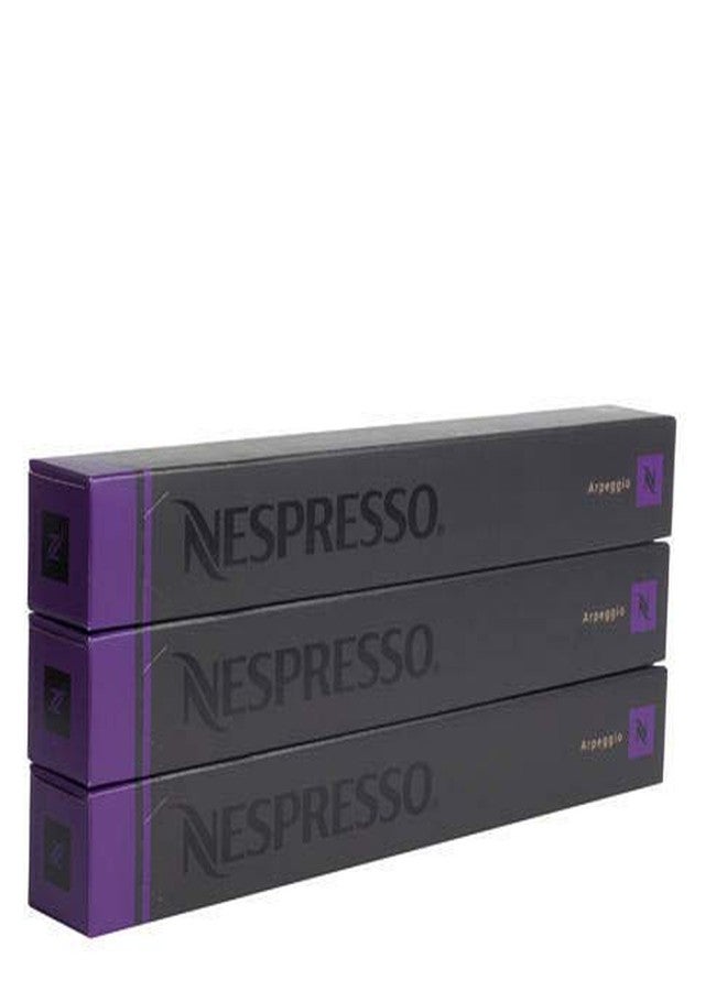 Nespresso Arpeggio Coffee Capsules Pack of 3, Total 30 Coffee - Image 1