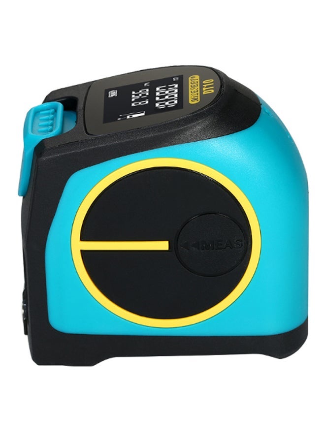 NIBEMINENT 2-In-1 Digital Laser Distance Meter Measuring Tape Blue/Black 