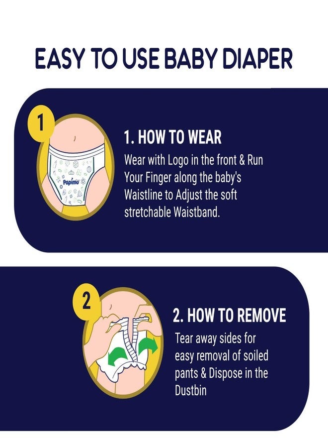 Papimo Baby Diaper Pants, L(64 Count) - Image 5