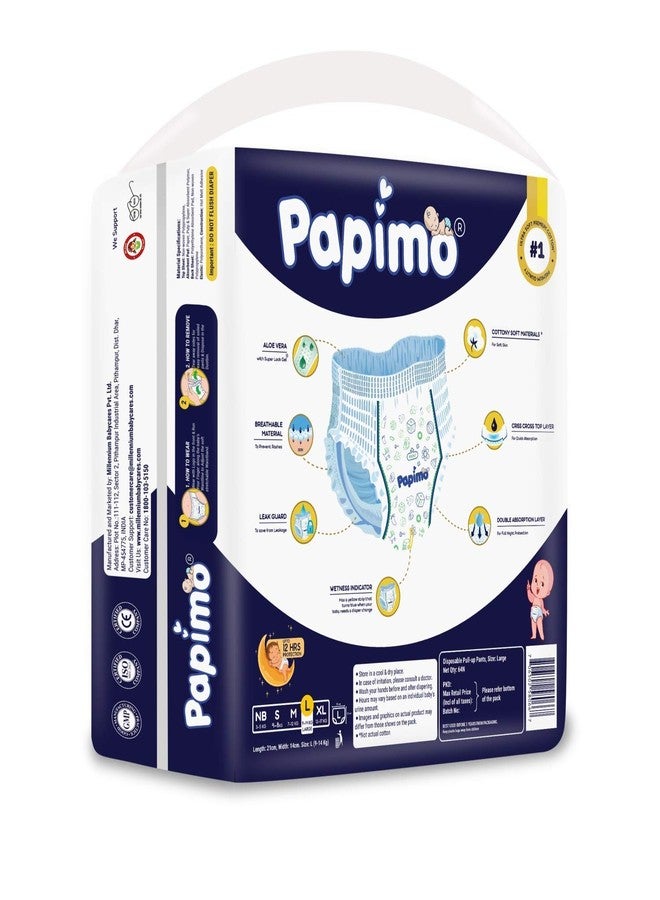 Papimo Baby Diaper Pants, L(64 Count) - Image 2
