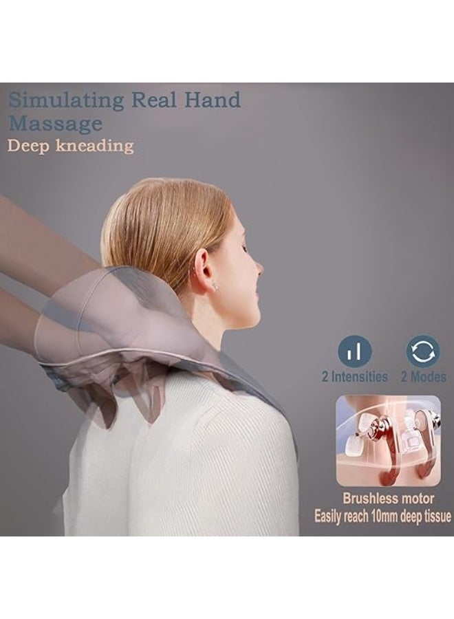 Neck & Shoulder Massager with Heat – Cordless Electric Deep Kneading Massage Pillow for Pain Relief, Rechargeable for Neck, Back, Shoulders & Legs - Image 5