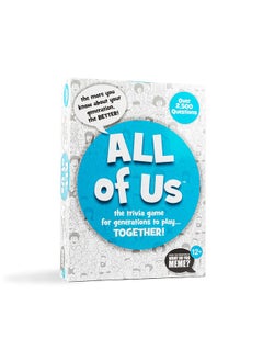 WHAT DO YOU MEME? WHAT DO YOU MEME? All of Us - The Family Trivia Game for All Generations - Family Card Games for Kids and Adults  - Image 1