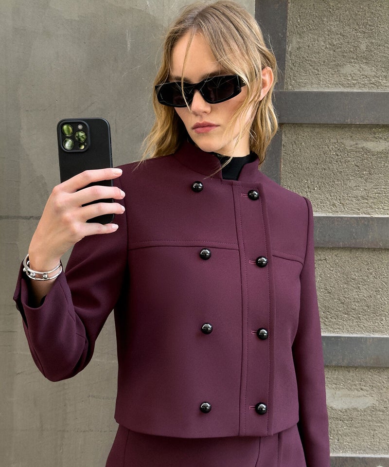 Ipekyol Contrast Button Jacket - Image 1