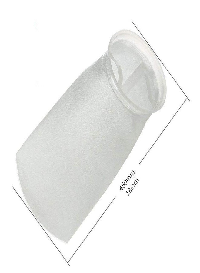 Honritone 7 Inch Ring by 18 Inch Long Felt Filter Sock 5 Micron - Liquid Fabric Sump Filter Bag - 1 Pack - Image 3