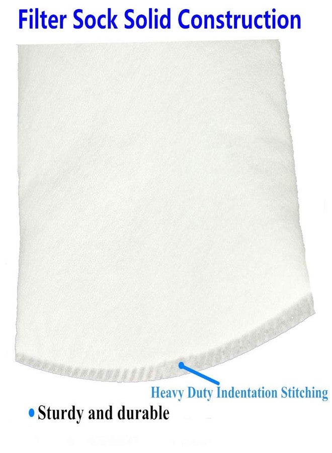 Honritone 7 Inch Ring by 18 Inch Long Felt Filter Sock 5 Micron - Liquid Fabric Sump Filter Bag - 1 Pack - Image 5