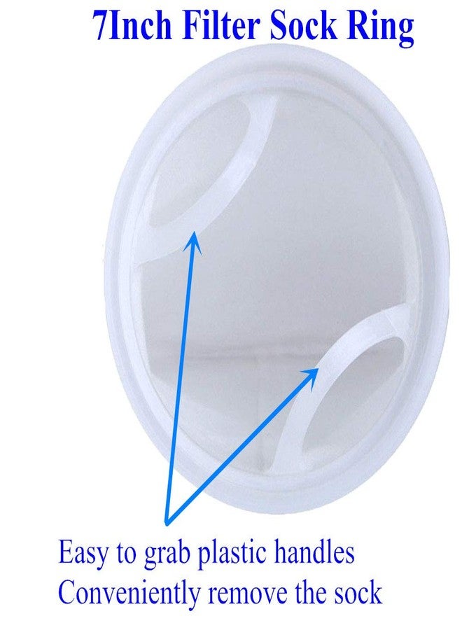 Honritone 7 Inch Ring by 18 Inch Long Felt Filter Sock 5 Micron - Liquid Fabric Sump Filter Bag - 1 Pack - Image 4