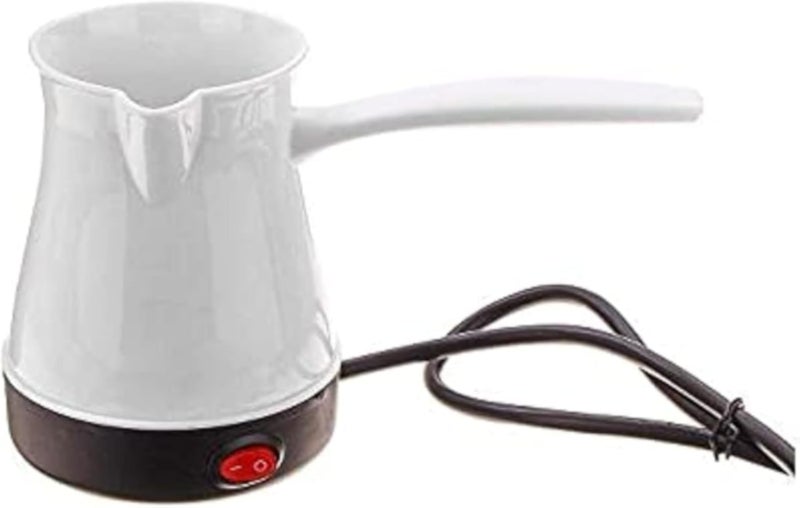 Hoor 5 Cup Electric Coffee Kettle â€“ Fast Boil Turkish & Arabic Coffee Pot for Home and Office, Lightweight Portable Maker with Auto Shut-Off, Easy Pour Design for Perfect Morning Coffee