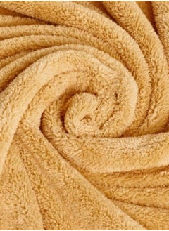 lanozan Hair Towel Size 75*28*1.5cm Beige  - Image 3