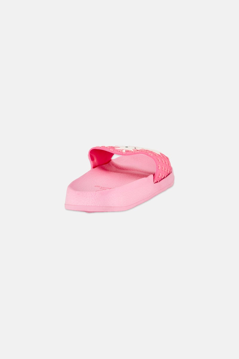 Disney Kids Girl The Aristocats Slip On Slides, Pink - Image 3