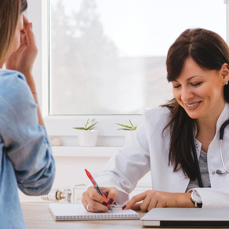 PILOT G2 Premium Gel Roller Pens, Fine Point 0.7 mm, Red Pens, Pack of 4 - Ideal for School, Journaling & Office Writing - Image 4