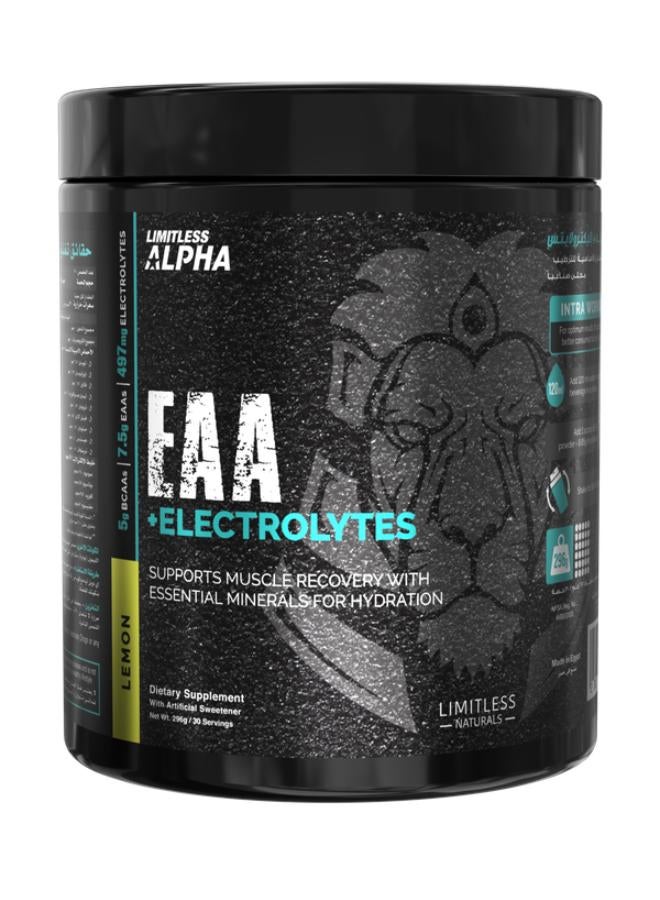 ليمتليس عبوة من 30 ملعقة صغيرة من ألفا إي إيه إيه بنكهة الليمون