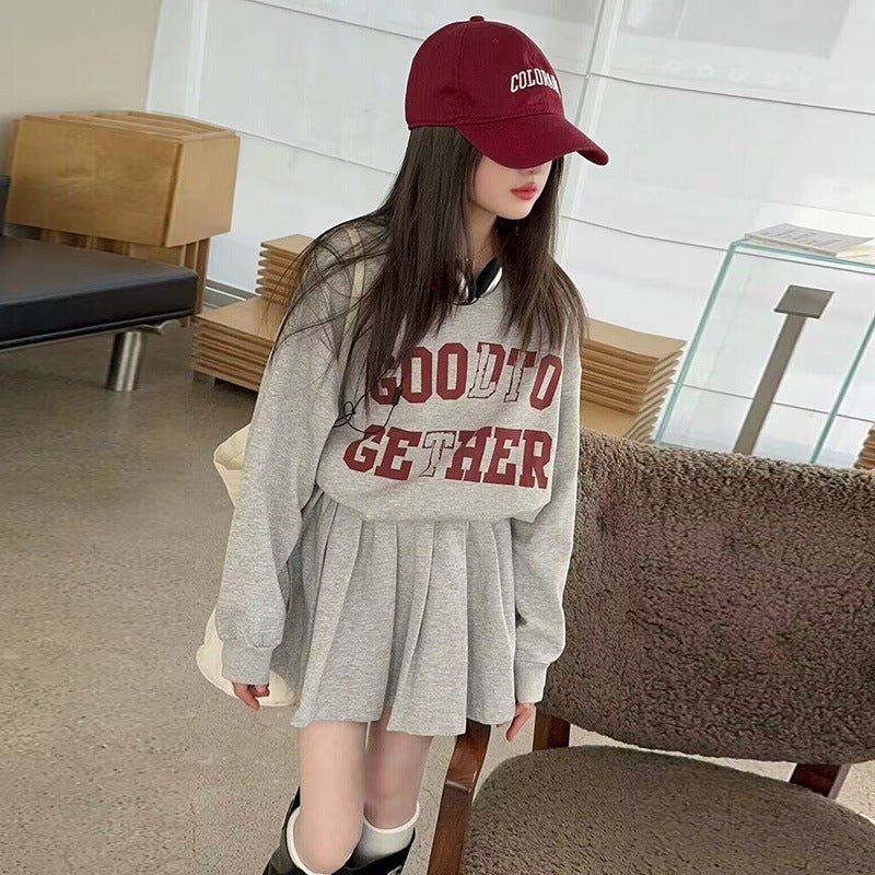 Girls Spring Fashion Outfit 2024 Grey 
