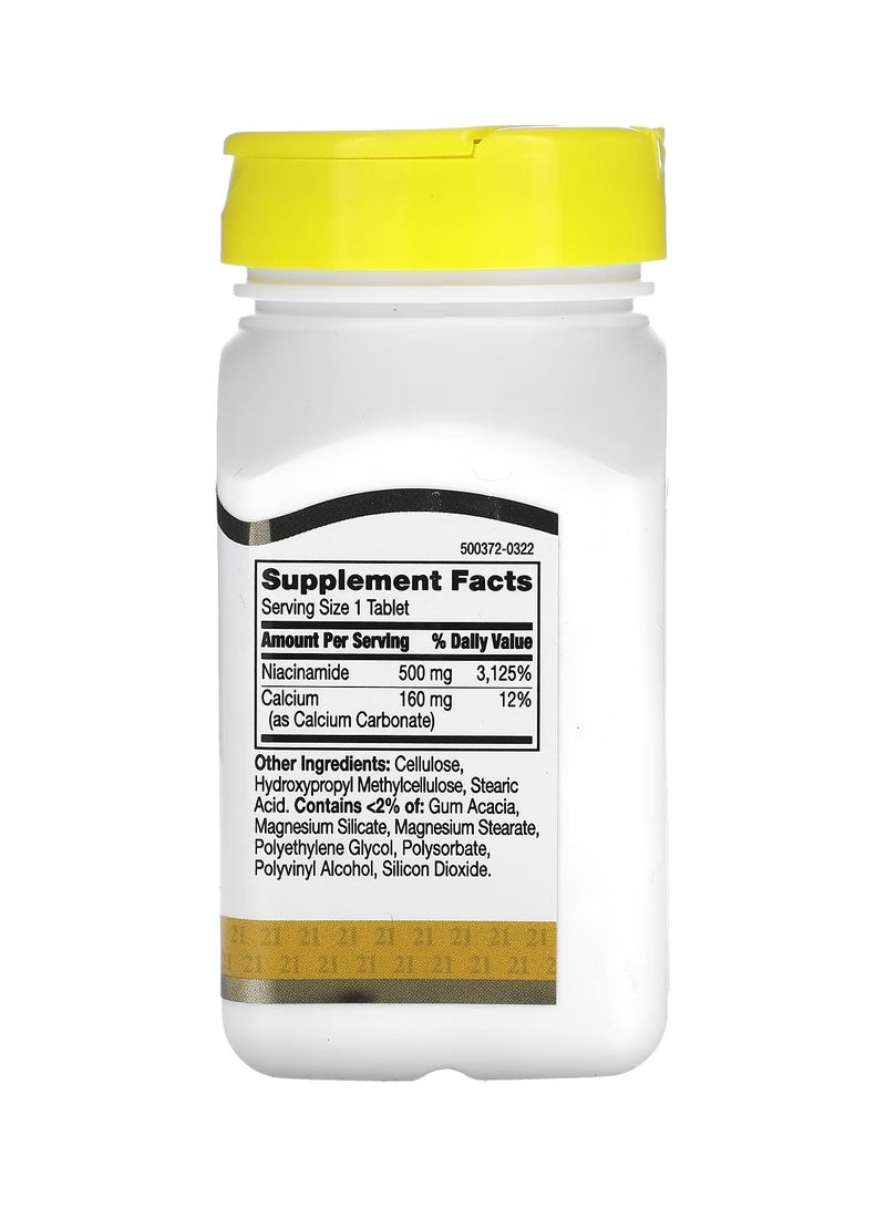 21st Century Prolonged Release Niacinamide, 500 mg, 110 Tablets - Image 2