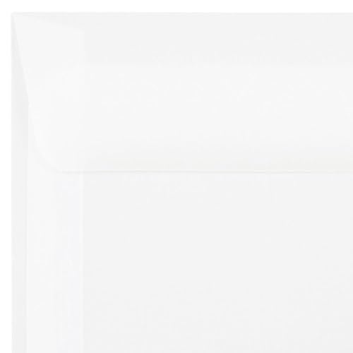 LUXPaper 6 x 9 Booklet Envelopes | Clear Translucent | 30lb. Text | 50 Qty - Image 4